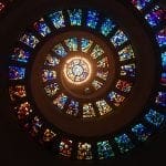 stained glass spiral stained glass spiral