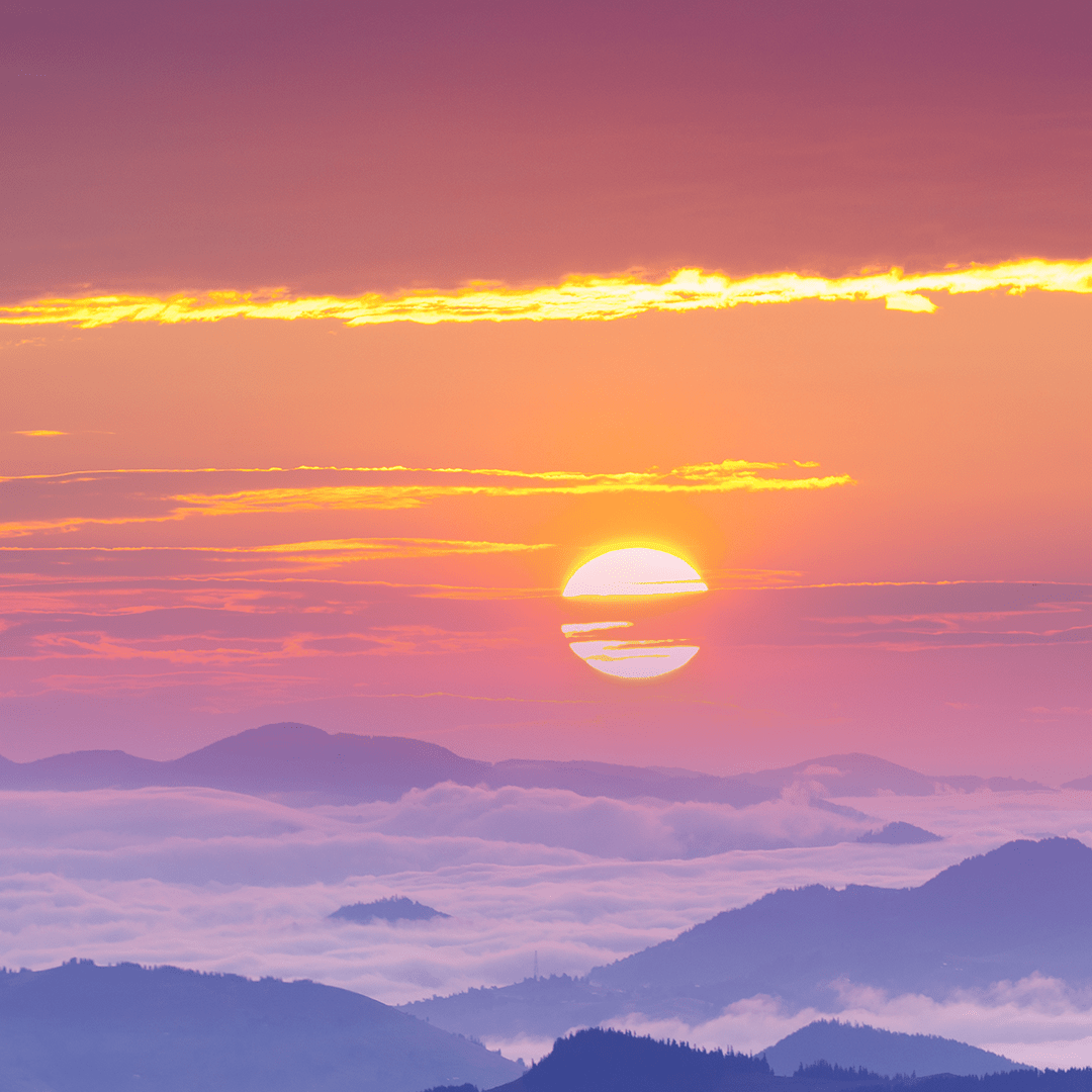 purple hills Sunset image